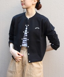 ORCIVAL | ORCIVAL/オーシバル　フレンチテリー クルーネックカーディガン　FRENCH TERRY CREWNECK CARDIGAN　OR-C0435 MAZ(カーディガン/ボレロ)