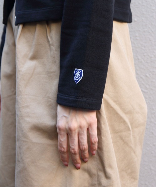 ORCIVAL（オーシバル）の「ORCIVAL/オーシバル　フレンチテリー クルーネックカーディガン　FRENCH TERRY CREWNECK CARDIGAN　OR-C0435 MAZ（カーディガン/ボレロ・レディース・レッド/ダークネイビー/コバルトブルー/ブラック/ヘザーグレー/ナチュラル・2）」の20枚目の写真