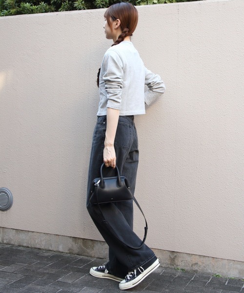 ORCIVAL（オーシバル）の「ORCIVAL/オーシバル　フレンチテリー クルーネックカーディガン　FRENCH TERRY CREWNECK CARDIGAN　OR-C0435 MAZ（カーディガン/ボレロ・レディース・レッド/ダークネイビー/コバルトブルー/ブラック/ヘザーグレー/ナチュラル・2）」の14枚目の写真