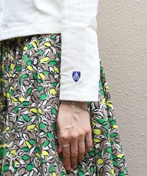 ORCIVAL（オーシバル）の「ORCIVAL/オーシバル　フレンチテリー クルーネックカーディガン　FRENCH TERRY CREWNECK CARDIGAN　OR-C0435 MAZ（カーディガン/ボレロ・レディース・レッド/ダークネイビー/コバルトブルー/ブラック/ヘザーグレー/ナチュラル・2）」の11枚目の写真