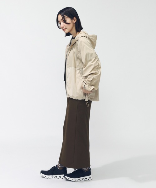 TIGORA（ティゴラ）の「ティゴラ TIGORA 4WAYストレッチIラインスカート（スカート・レディース・ブラウン/ブラック・S/M/L/XL）」の4枚目の写真