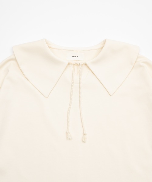 Big collar tunic onepiece/ビックカラーチュニックワンピース