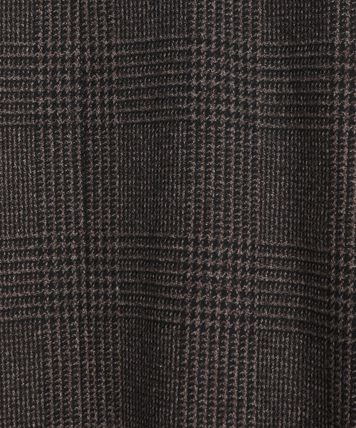 MEN'S BIGI（メンズビギ）の「グレンチェックウール ステンカラーコート（ダウンジャケット/コート・メンズ・ブラウン系その他・02/03）」の13枚目の写真