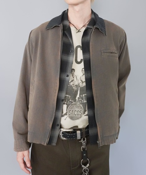 MODITEC 短丈ジャケット 短丈デトロイトダックジャケット/ジップ/ショート丈/ユニ