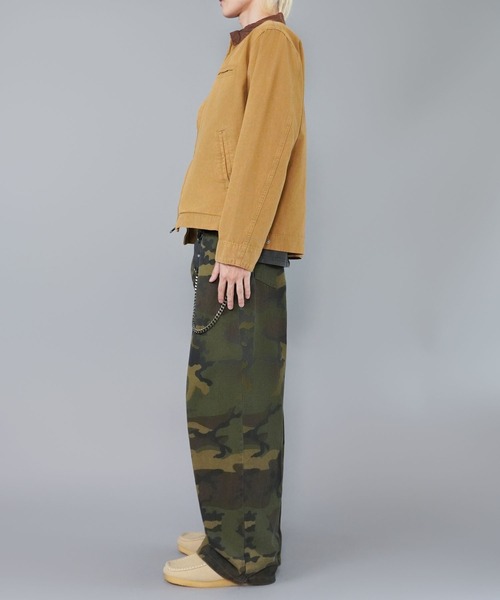 短丈デトロイトダックジャケット/ジップ/ショート丈/ユニ