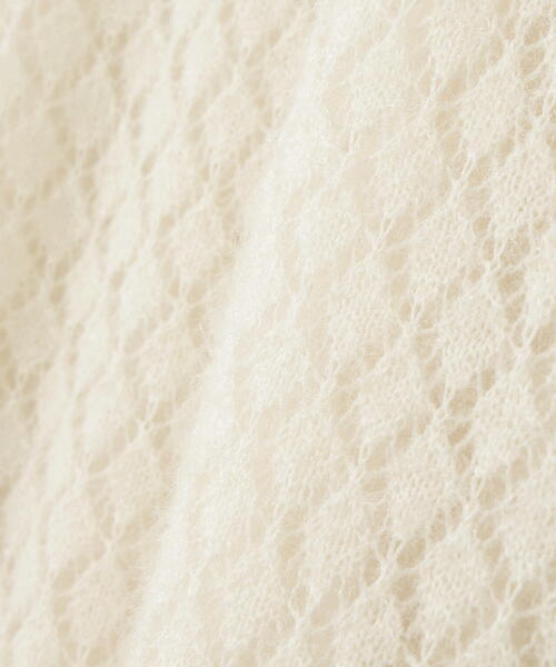 NATURAL BEAUTY BASIC(ナチュラルビューティーベーシック)の「◇レーシー編みニットワンピース(ワンピース・レディース・ブラウン/オフホワイト・FREE)」の17枚目の写真