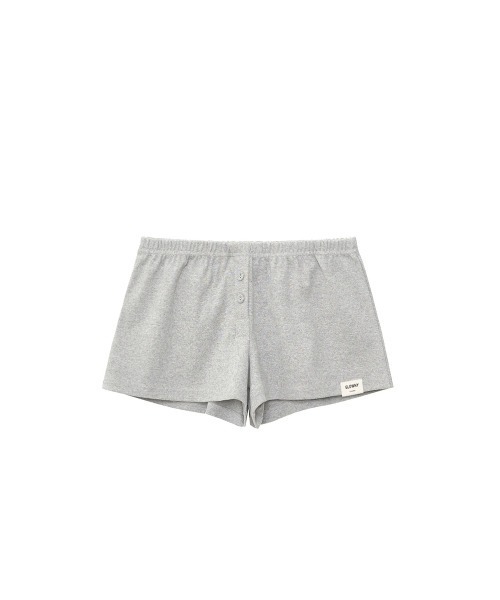 GLOWNY(グロウニ―)の「BUTTON FLY MINI SHORTS(その他パンツ・レディース・ホワイト/ブラック/ブラウン/グレー/ピンク/ブルー/グリーン系その他/イエロー系・SMALL/MEDIUM/LARGE/X-SMALL)」の3枚目の写真