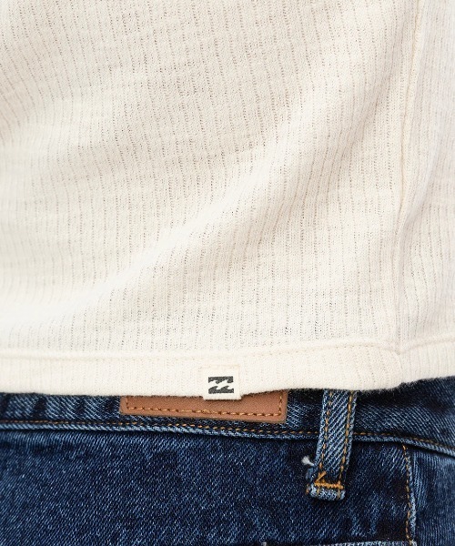 BILLABONG（ビラボン）の「【BILLABONG/ビラボン】24AW GRAPHIC BABY FIT LS/グラフィックショート丈長袖ロンT（Tシャツ/カットソー・レディース・スミクロ/ホワイト・MEDIUM/LARGE）」の7枚目の写真