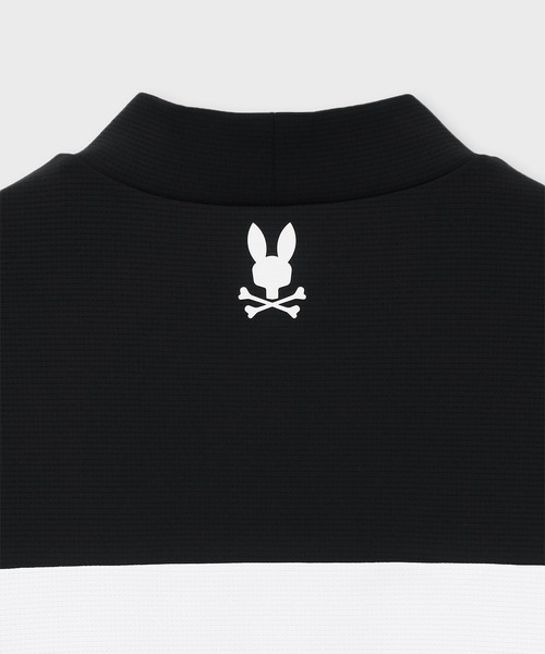 Psycho Bunny ブラックシャツ モックネック Lサイズ Psycho Bunny ブラックシャツ モックネック Lサイズ Psycho Bunny