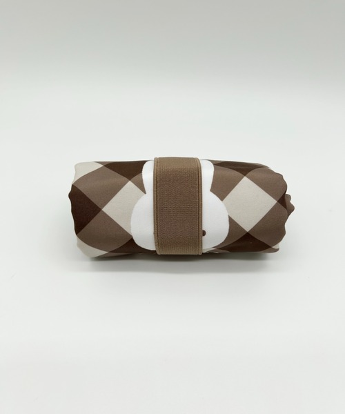 Miffy( ミッフィー)の「miffy/ミッフィー ダイアゴナルチェックシリーズ エコバッグ(エコバッグ/サブバッグ・レディース・グレー/ベージュ・ONE SIZE)」の8枚目の写真