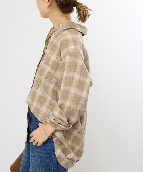 WASHED フランネル シャツ（シャツ/ブラウス）｜Deuxieme Classe