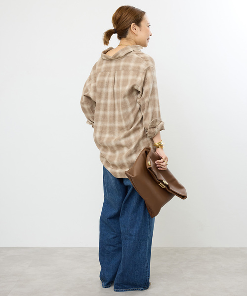 WASHED フランネル シャツ（シャツ/ブラウス）｜Deuxieme Classe