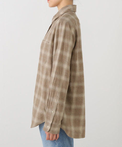 WASHED フランネル シャツ（シャツ/ブラウス）｜Deuxieme Classe