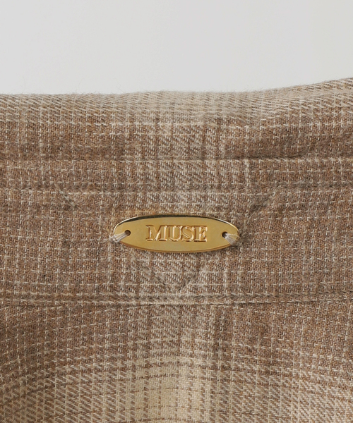 Deuxieme Classe(ドゥーズィエムクラス)の「WASHED フランネル シャツ(シャツ/ブラウス・レディース・ベージュ・FREE)」の8枚目の写真