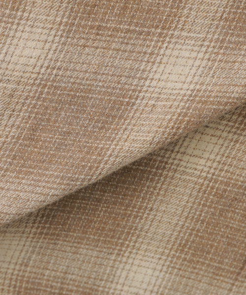 Deuxieme Classe(ドゥーズィエムクラス)の「WASHED フランネル シャツ(シャツ/ブラウス・レディース・ベージュ・FREE)」の3枚目の写真