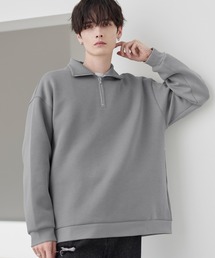 ASTRONOMY | 【イージーケア】コットンポンチハーフジップ長袖プルオーバー(その他トップス)