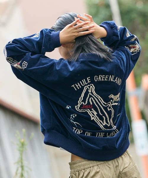 THRIFTY LOOK/スリフティールック SOUVENIR GREENLAND BLOUSON
