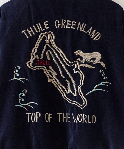 THRIFTY LOOK(スリフティールック)の「THRIFTY LOOK/スリフティールック SOUVENIR GREENLAND BLOUSON スーベニアジャケット(ブルゾン・メンズ・ブラック/ネイビー・M/L)」の17枚目の写真