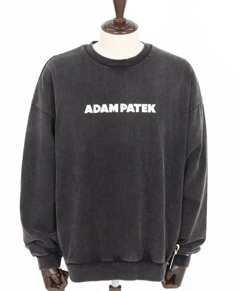 ADAM PATEK(アダムパテック)の「【ADAMPATEK/アダムパテック】logo crewneck ロゴスウェット(スウェット・レディース・ブラック/ブラック系/グレー・1/2)」の5枚目の写真