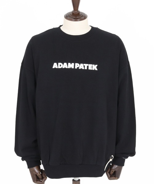 ADAM PATEK(アダムパテック)の「【ADAMPATEK/アダムパテック】logo crewneck ロゴスウェット(スウェット・レディース・ブラック/ブラック系/グレー・1/2)」の8枚目の写真