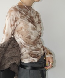 chuclla（チュクラ）の「サイドギャザーボートネックトップス chw25a063（Tシャツ/カットソー・メンズ）」