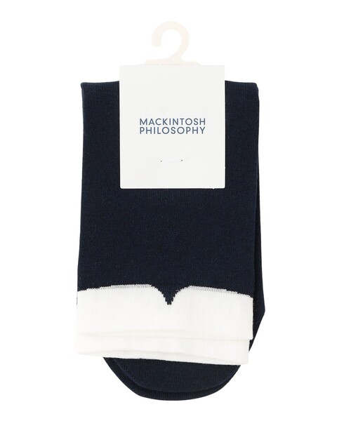 MACKINTOSH PHILOSOPHY（ﾏｯｷﾝﾄｯｼｭ ﾌｨﾛｿﾌｨｰ）の「Cleric Collar ソックス（ソックス/靴下・レディース・グレー系その他/ブラック/ダークネイビー/ブラウン/ベージュ・FREE）」の5枚目の写真