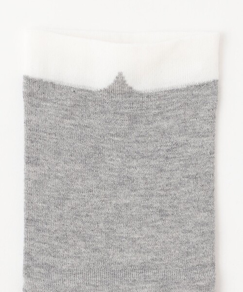 MACKINTOSH PHILOSOPHY（ﾏｯｷﾝﾄｯｼｭ ﾌｨﾛｿﾌｨｰ）の「Cleric Collar ソックス（ソックス/靴下・レディース・グレー系その他/ブラック/ダークネイビー/ブラウン/ベージュ・FREE）」の6枚目の写真
