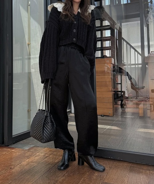 【新品タグ付】ウィルフリー motif collar カーディガン WILLFULLY official web store（ウィルフリーコウシキツウハン）商品