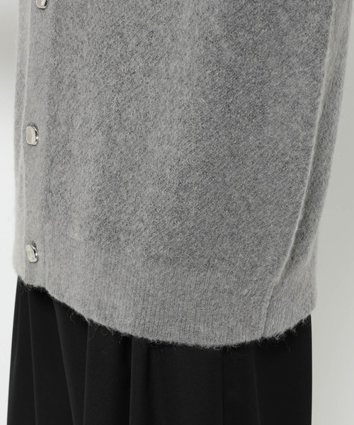HARE（ハレ）の「エレガントボタンモヘアニットカーディガン(HARE)（カーディガン/ボレロ・メンズ・ブラック/グレー/グリーン・FREE）」の21枚目の写真