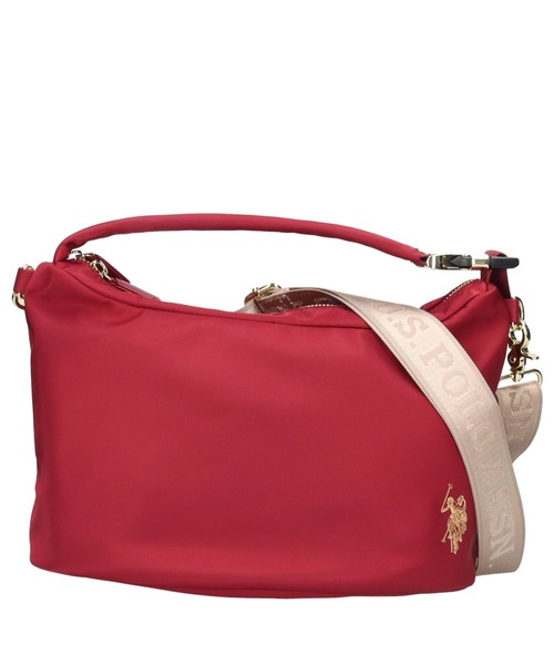 U.S. POLO ASSN.（ユーエスポロアッスン）の「【U.S. POLO ASSN.】 ユーエスポロアッスン　ナイロン 3WAYショルダーバッグ　USPA-2721（ショルダーバッグ・レディース・ブラック/ライトグレー/ブラウン/ワインレッド・FREE）」の4枚目の写真