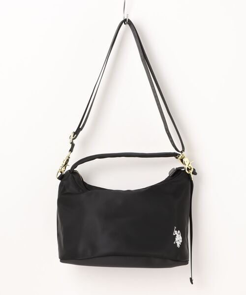 U.S. POLO ASSN.（ユーエスポロアッスン）の「【U.S. POLO ASSN.】 ユーエスポロアッスン　ナイロン 3WAYショルダーバッグ　USPA-2721（ショルダーバッグ・レディース・ブラック/ライトグレー/ブラウン/ワインレッド・FREE）」の10枚目の写真