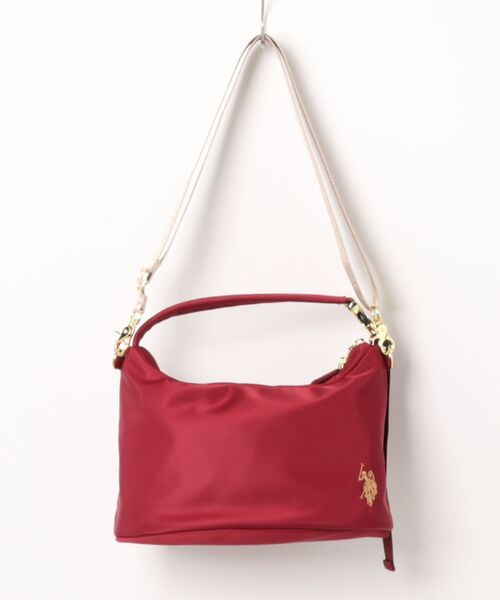 U.S. POLO ASSN.（ユーエスポロアッスン）の「【U.S. POLO ASSN.】 ユーエスポロアッスン　ナイロン 3WAYショルダーバッグ　USPA-2721（ショルダーバッグ・レディース・ブラック/ライトグレー/ブラウン/ワインレッド・FREE）」の11枚目の写真