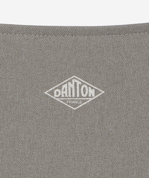 DANTON（ダントン）の「DANTON | Aライン サロペットスカート WOMEN（スカート・レディース・グレー系その他/グレイッシュベージュ/ダークネイビー・36）」の9枚目の写真