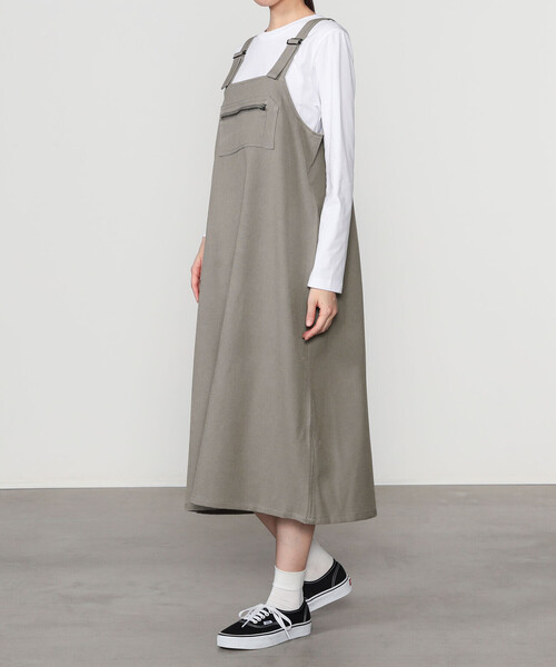 DANTON | Aライン サロペットスカート WOMEN（スカート）｜DANTON