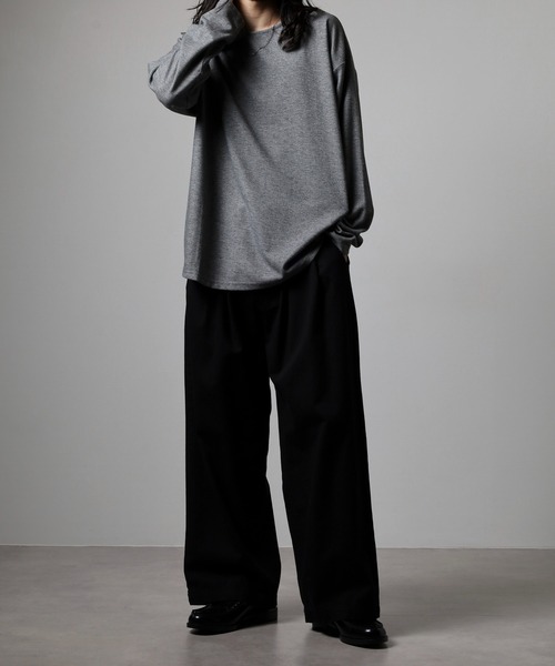 revertical（リバーティカル）の「スラブボートネックT（Tシャツ/カットソー・メンズ・ベージュ/ブラック/グレー・M/L）」の11枚目の写真