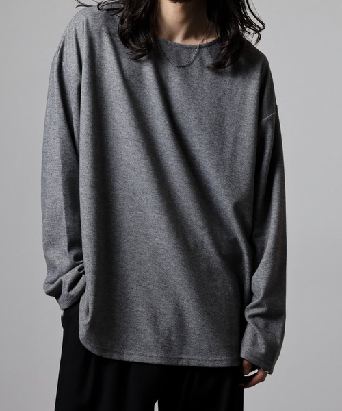 revertical（リバーティカル）の「スラブボートネックT（Tシャツ/カットソー・メンズ・ベージュ/ブラック/グレー・M/L）」の9枚目の写真