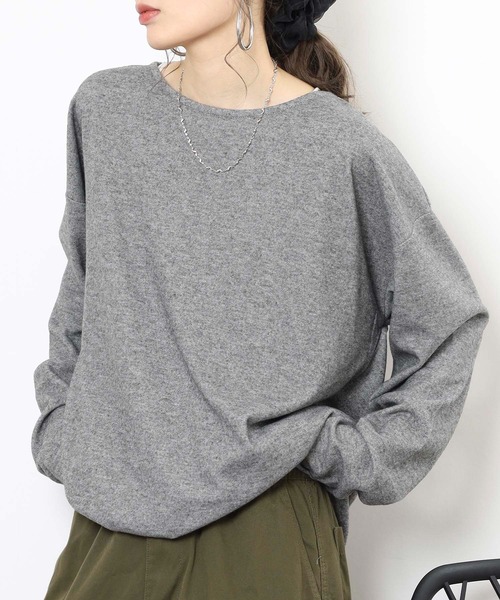 revertical（リバーティカル）の「スラブボートネックT（Tシャツ/カットソー・メンズ・ベージュ/ブラック/グレー・M/L）」の21枚目の写真