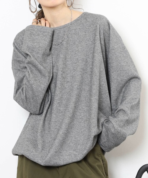 revertical（リバーティカル）の「スラブボートネックT（Tシャツ/カットソー・メンズ・ベージュ/ブラック/グレー・M/L）」の22枚目の写真