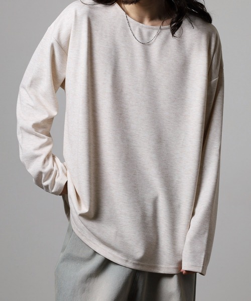 revertical（リバーティカル）の「スラブボートネックT（Tシャツ/カットソー・メンズ・ベージュ/ブラック/グレー・M/L）」の13枚目の写真