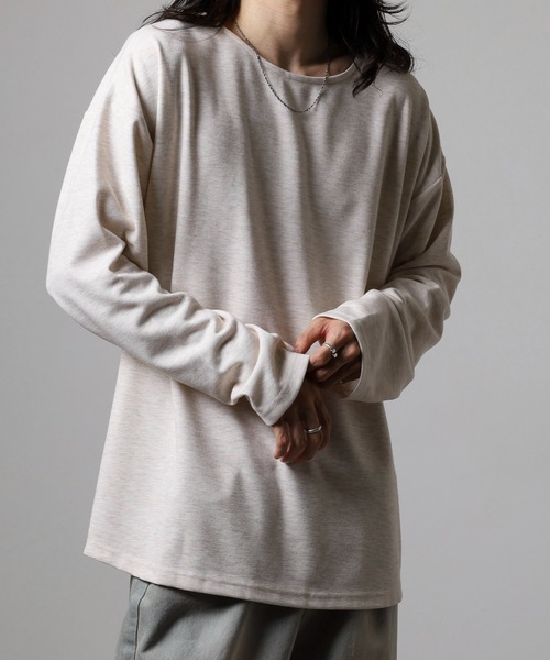 revertical（リバーティカル）の「スラブボートネックT（Tシャツ/カットソー・メンズ・ベージュ/ブラック/グレー・M/L）」の14枚目の写真