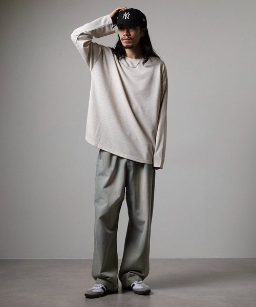 revertical（リバーティカル）の「スラブボートネックT（Tシャツ/カットソー・メンズ・ベージュ/ブラック/グレー・M/L）」の15枚目の写真