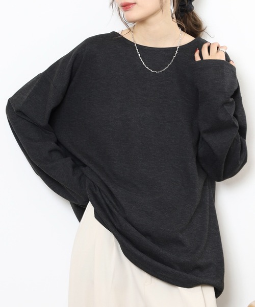 revertical（リバーティカル）の「スラブボートネックT（Tシャツ/カットソー・メンズ・ベージュ/ブラック/グレー・M/L）」の18枚目の写真