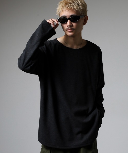 revertical（リバーティカル）の「スラブボートネックT（Tシャツ/カットソー・メンズ・ベージュ/ブラック/グレー・M/L）」の5枚目の写真