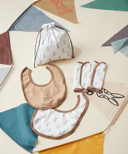 DOD（ディーオーディー）の「【一部店舗限定】【DOD】【ベビー】ヨゴシテナンボ（Tシャツ/カットソー・キッズ・オレンジ/ブルー/ベージュ・ONE SIZE）」の2枚目の写真