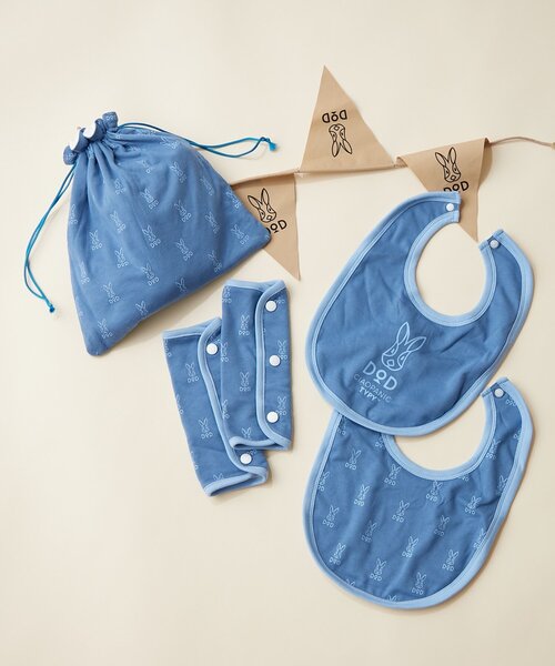 DOD（ディーオーディー）の「【一部店舗限定】【DOD】【ベビー】ヨゴシテナンボ（Tシャツ/カットソー・キッズ・オレンジ/ブルー/ベージュ・ONE SIZE）」の3枚目の写真