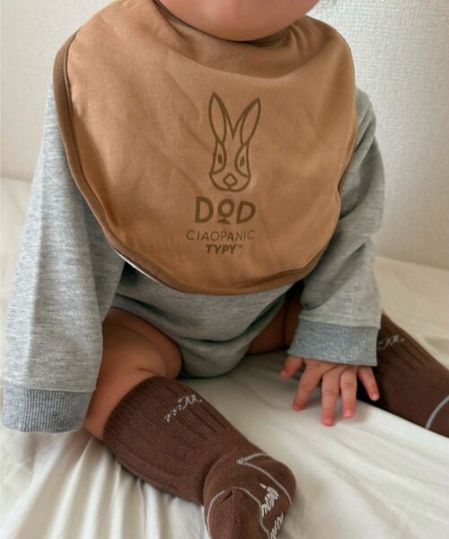 DOD（ディーオーディー）の「【一部店舗限定】【DOD】【ベビー】ヨゴシテナンボ（Tシャツ/カットソー・キッズ・オレンジ/ブルー/ベージュ・ONE SIZE）」の6枚目の写真