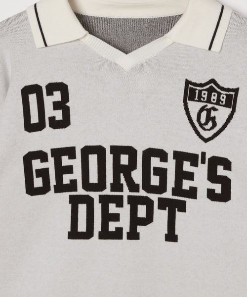 GEORGE'S(ジョージズ)の「ユニフォームジャガードプルオーバー(ニット/セーター・メンズ・オフホワイト/ブラック・MEDIUM/LARGE)」の21枚目の写真