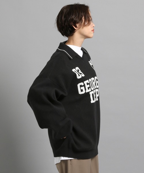 GEORGE'S(ジョージズ)の「ユニフォームジャガードプルオーバー(ニット/セーター・メンズ・オフホワイト/ブラック・MEDIUM/LARGE)」の12枚目の写真