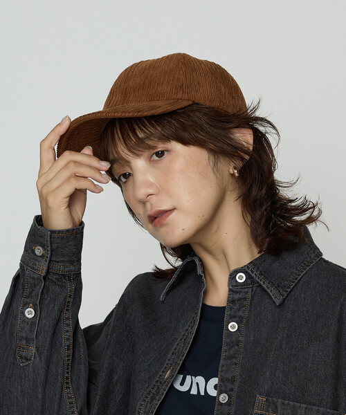 COMME CA Wardrobe（コムサワードローブ）の「コーデュロイ キャップ（キャップ・レディース・キャメル/ブラック・FREE）」の5枚目の写真