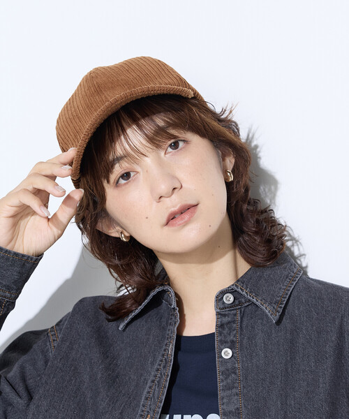 COMME CA Wardrobe（コムサワードローブ）の「コーデュロイ キャップ（キャップ・レディース・キャメル/ブラック・FREE）」の7枚目の写真